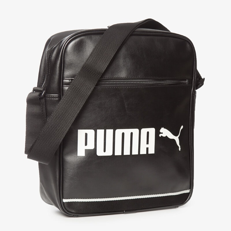 Damen Tasche PUMA MINITASCHE CAMPUS FLIGHT BAG 07365201 Schwarz