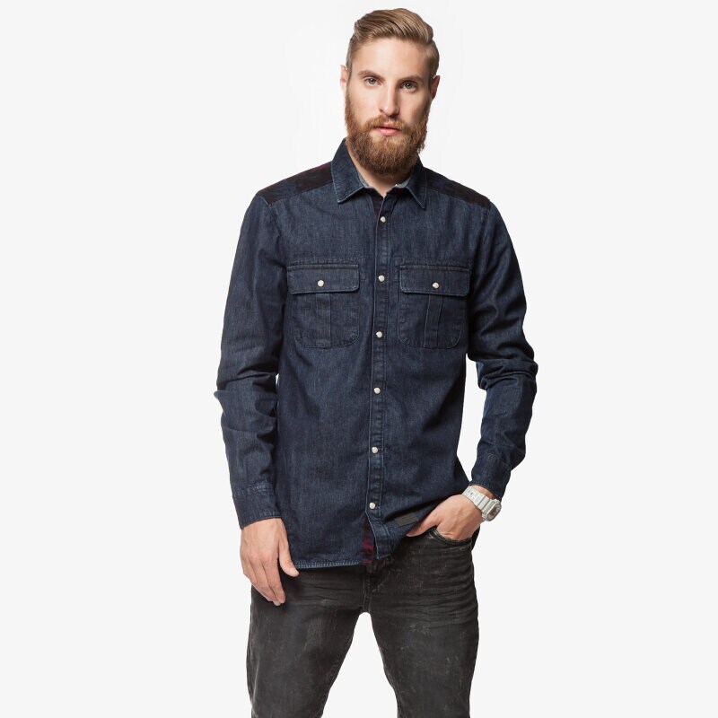Herren Hemd O'NEILL HEMD LM VIOLATO 5513081251 Dunkelblau