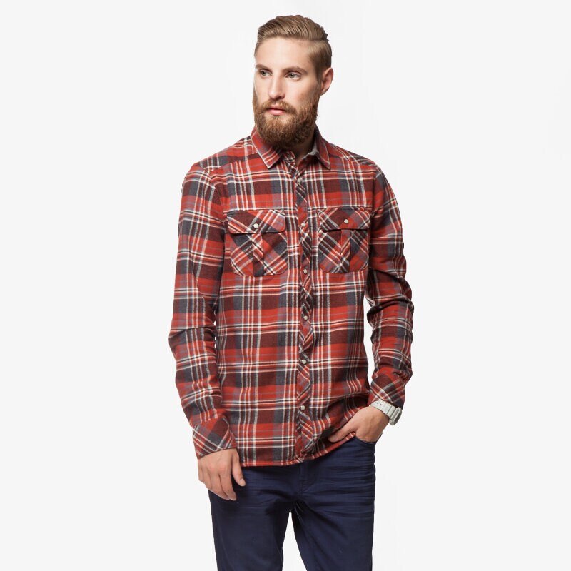Herren Hemd O'NEILL HEMD LM VIOLATO 5513103900 Rot