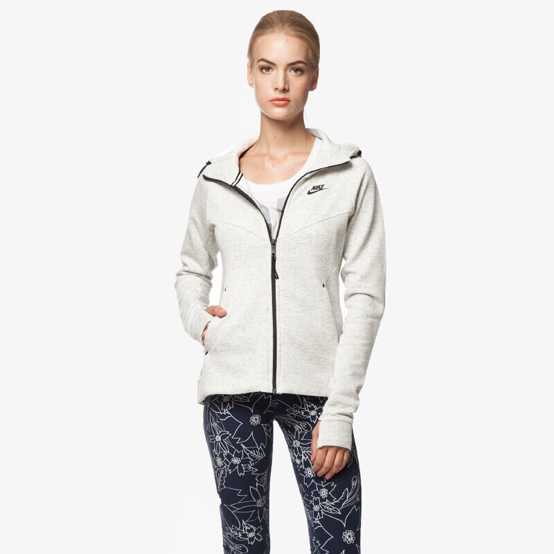 Damen NIKE SWEATSHIRT TECH FLEECE FZ HOODY 683794121 Grau