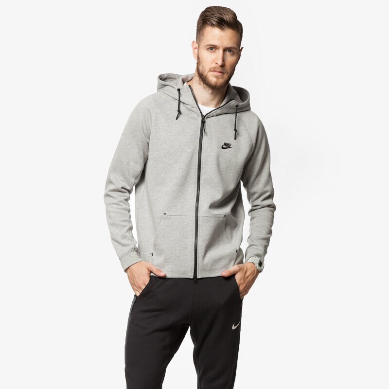 Herren NIKE SWEATSHIRT TECH FLEECE AW77 559592064 Grau