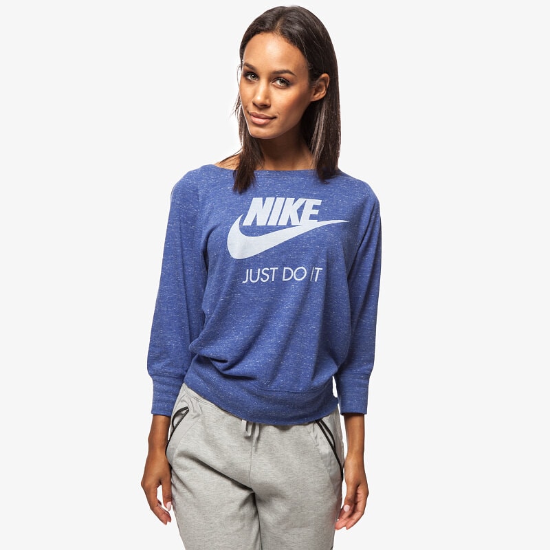 Damen NIKE SWEATSHIRT GYM VINTAGE CREW 678383455 Blau