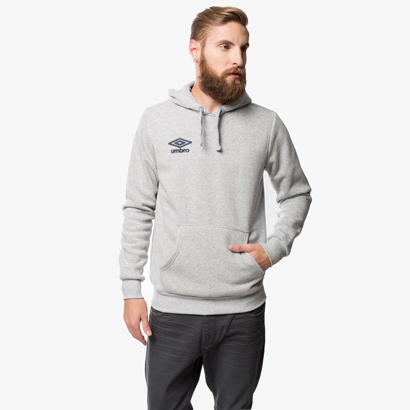 Herren UMBRO SWEATSHIRT HOODED 64161U263 Grau