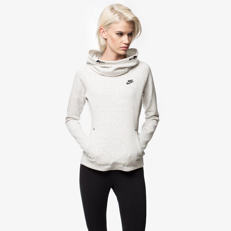 Damen NIKE SWEATSHIRT TECH FLEECE HOODIE 683798121 Grau