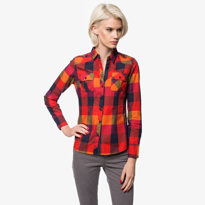 Damen T-Shirt CONFRONT HEMD LUCIA CFV35KOD02001 Rot