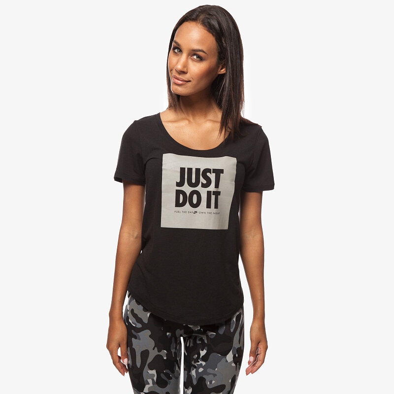 Damen T-Shirt NIKE T-SHIRT TEE- REFLECTIVE JDI 685514010 Schwarz