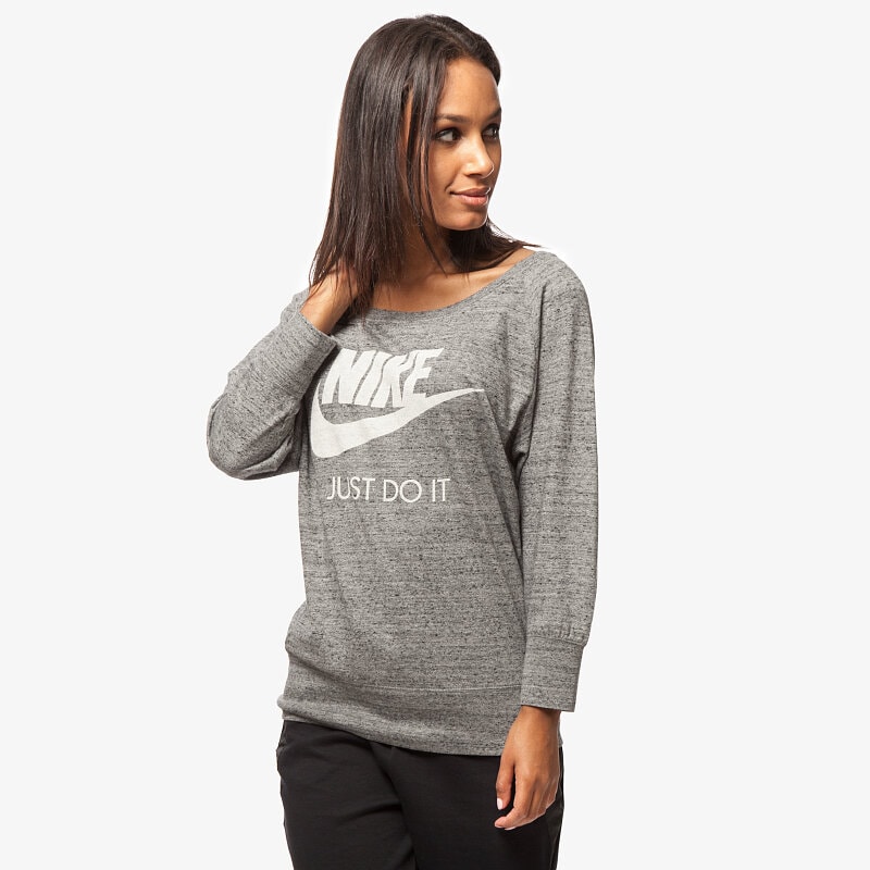 Damen NIKE SWEATSHIRT GYM VINTAGE CREW 678383091 Grau