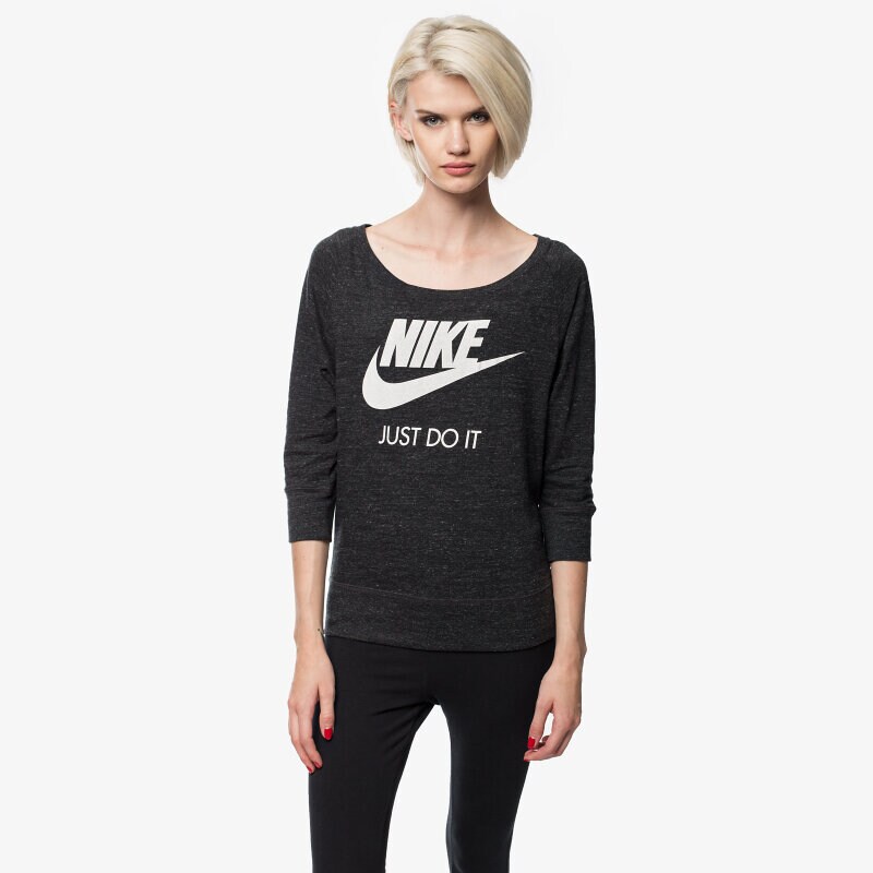 Damen NIKE SWEATSHIRT GYM VINTAGE CREW 678383010 Schwarz