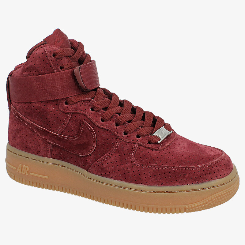 Damen Sneaker NIKE WMNS AIR FORCE 1 HI SUEDE  749266600 Rot