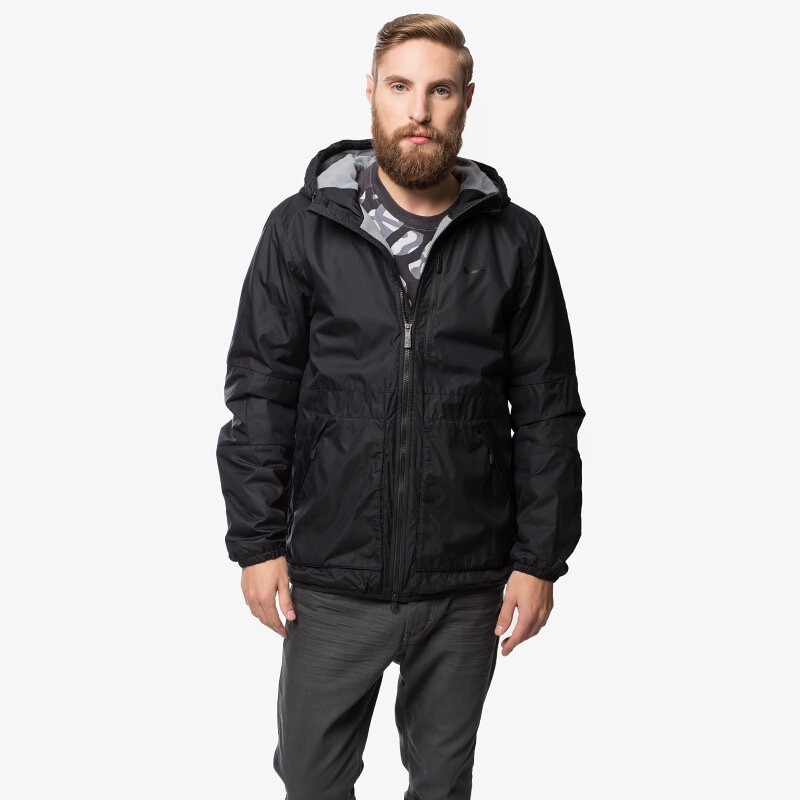 Herren Winterjacke NIKE JACKE ALLIANCE JKT- FLEECE LINE 626927011 Schwarz
