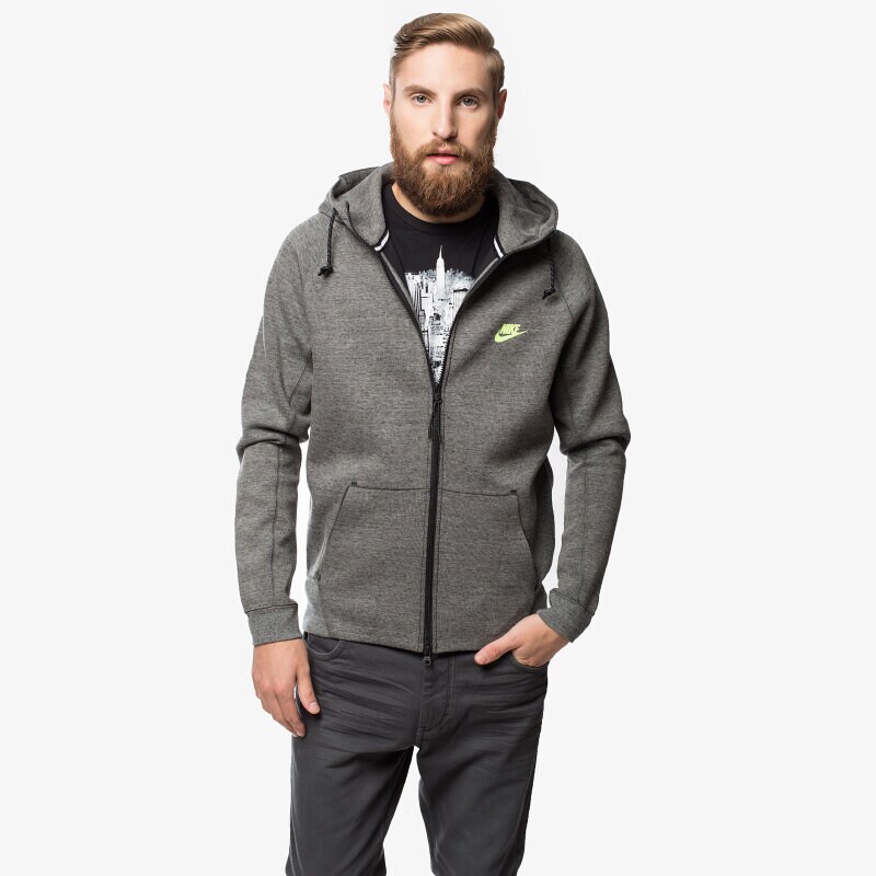 Herren NIKE SWEATSHIRT TECH FLEECE AW77 559592037 Grau