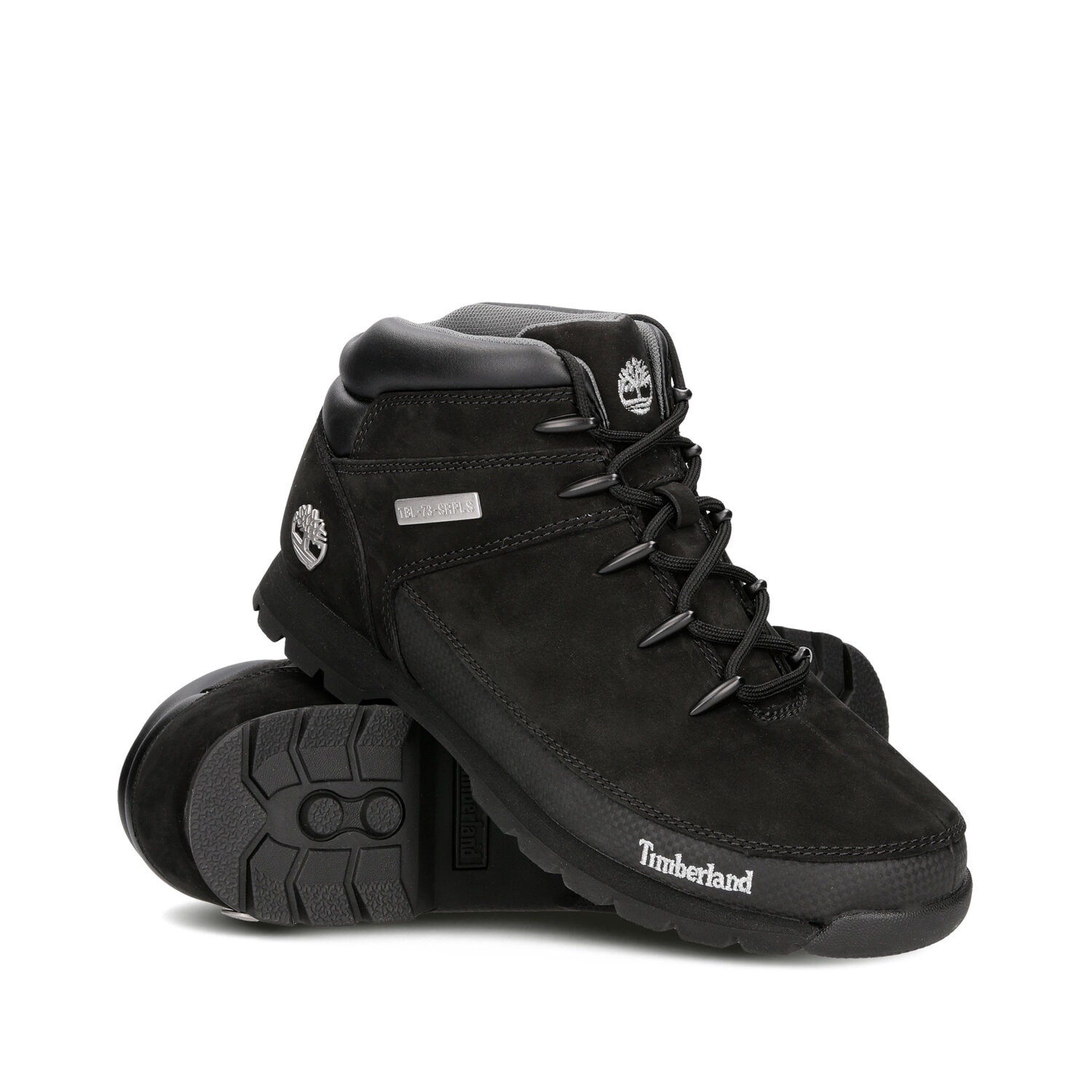 Timberland Botines De Piel Euro Sprint Hiker Negro — foto 3