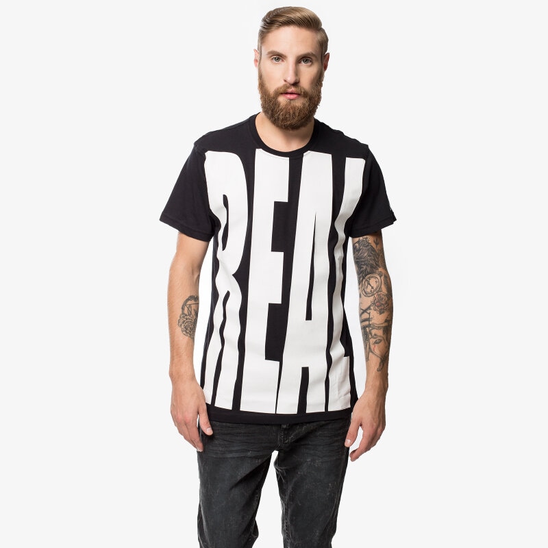 Herren T-Shirt NEW ERA T-SHIRT SA REAL LIFE TEE 11159263 Schwarz