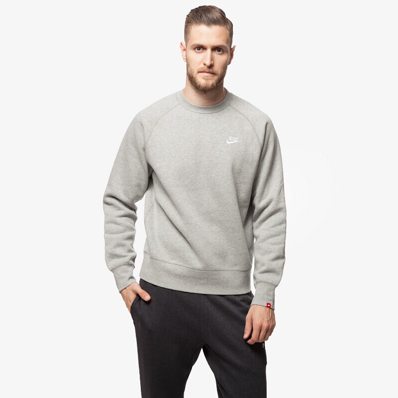 Herren NIKE SWEATSHIRT AW77 FLC CREW 598701066 Grau