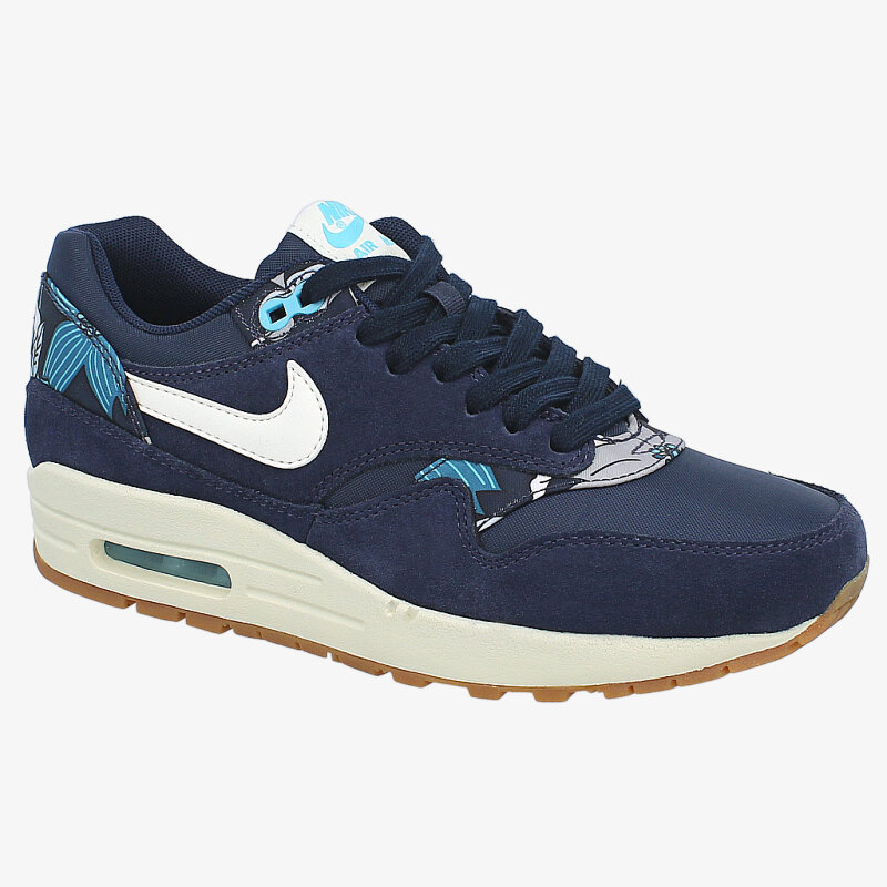 Damen Sneaker NIKE WMNS AIR MAX 1 PRINT  528898401 Dunkelblau