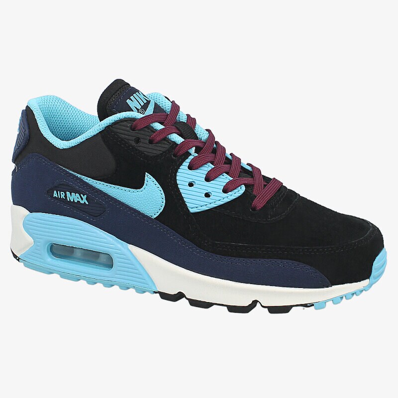 Damen Sneaker NIKE WMNS AIR MAX 90 LTHR 768887400 Dunkelblau
