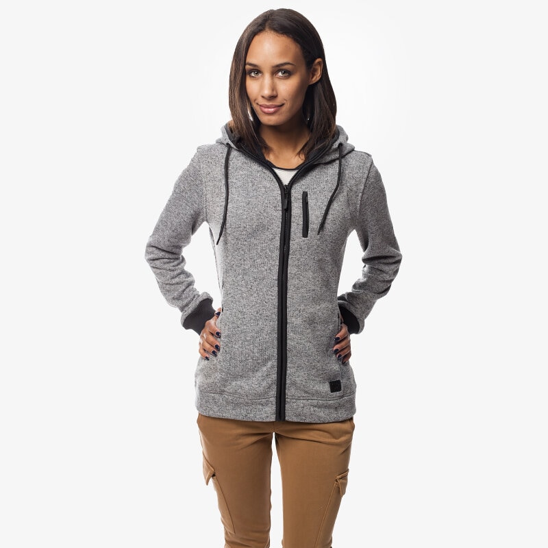 Damen CONFRONT FLEECESHIRT XIAM CF35PLD01001 Grau
