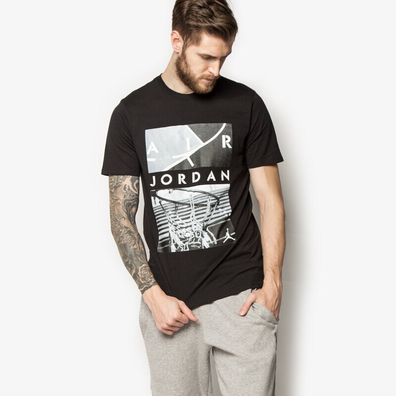 Herren T-Shirt JORDAN T-SHIRT AIR PLAYGROUND TEE 689130010 Schwarz
