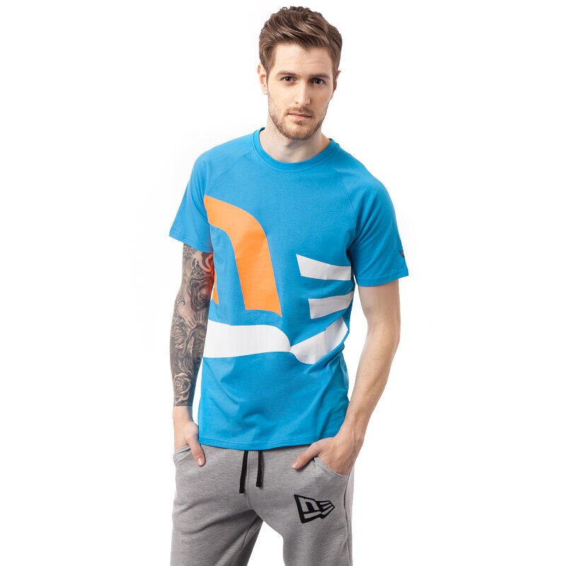 Herren T-Shirt NEW ERA T-SHIRT FLAG IT UP TEE 11084870 Blau