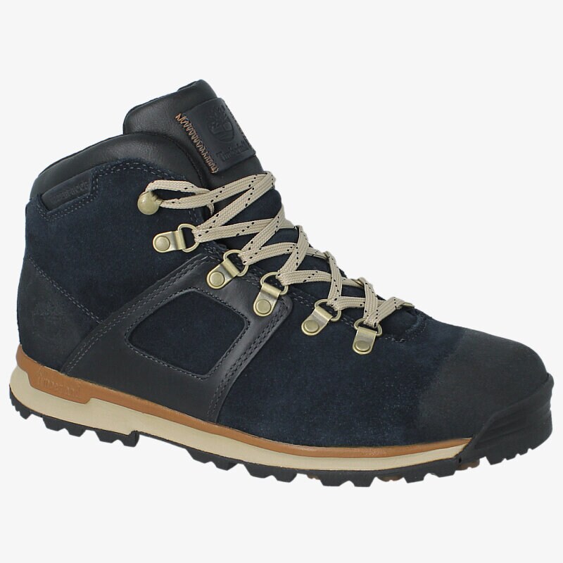 Herren Outdoor Schuhe TIMBERLAND GT SCRAMBLE MID LEATHER WP  A113V Dunkelblau