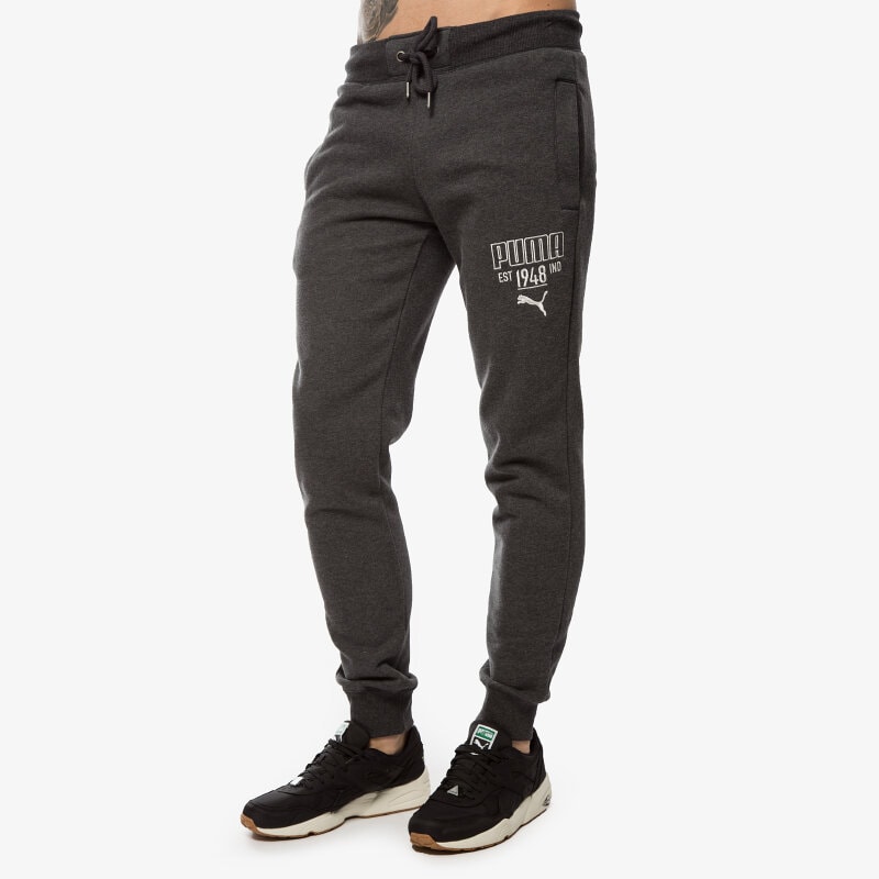 Herren Hosen PUMA HOSE STYLE ATHL SWEAT PANTS 83411307 Grau