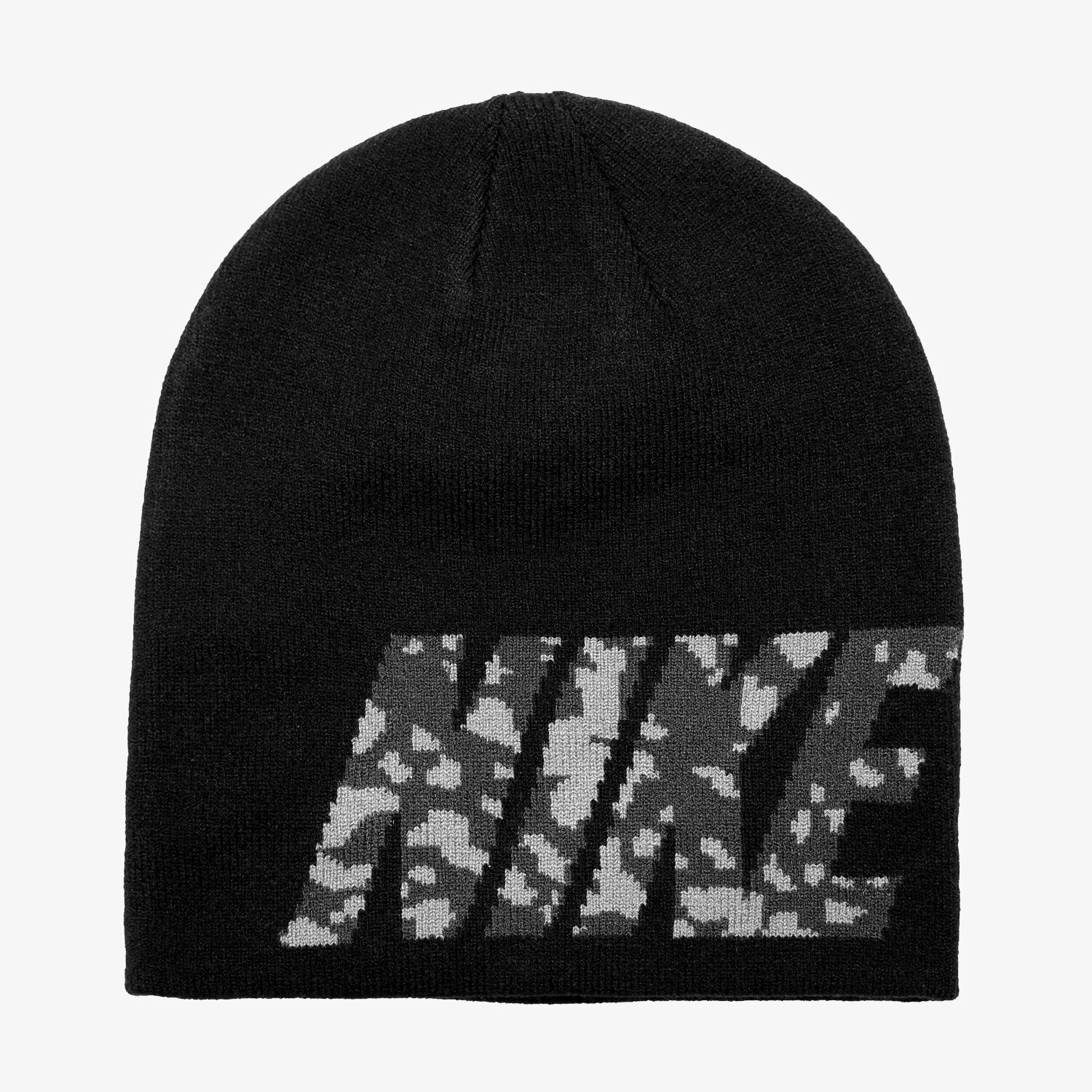 Kinder Mütze NIKE MÜTZE WINTER NSW CAMO SPILL BEANIE 688768011 Schwarz
