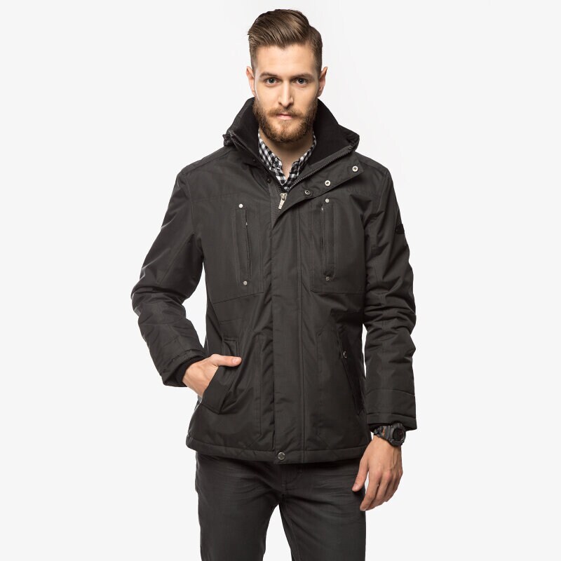 Herren Winterjacke CONFRONT JACKE PURE CFV35KUM03001 Schwarz