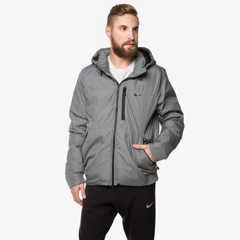 Herren Winterjacke NIKE JACKE ALLIANCE JKT- HOODED 678293065 Grau