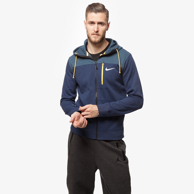 Herren NIKE SWEATSHIRT AV15 FLC FZ HOODY 679408410 Dunkelblau