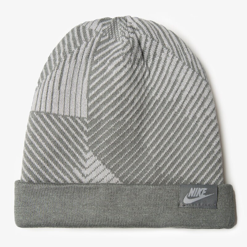 Kinder Mütze NIKE MÜTZE SEASONAL CUFF BEANIE YTH 728497012 Grau