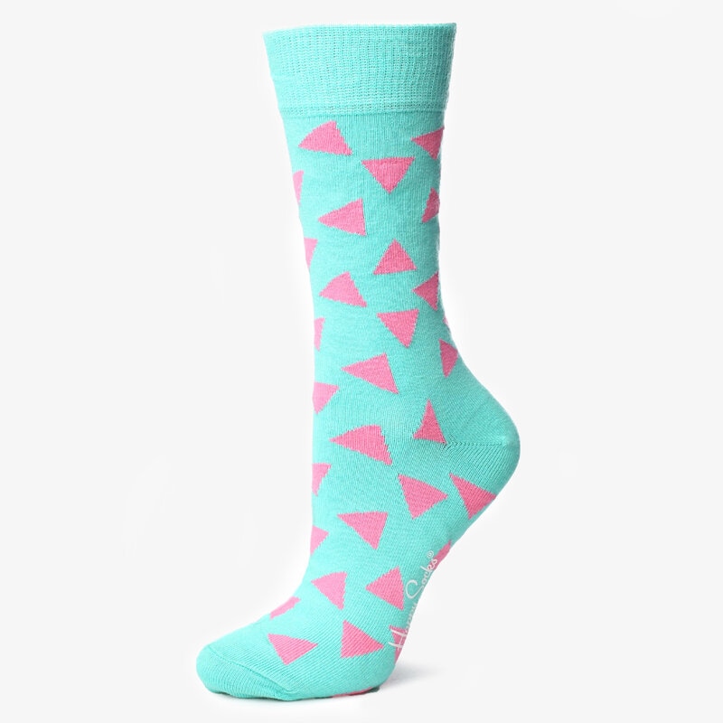 Damen Socken HAPPY SOCKS SOCKEN TRIANGLE BT01703 Multicolor