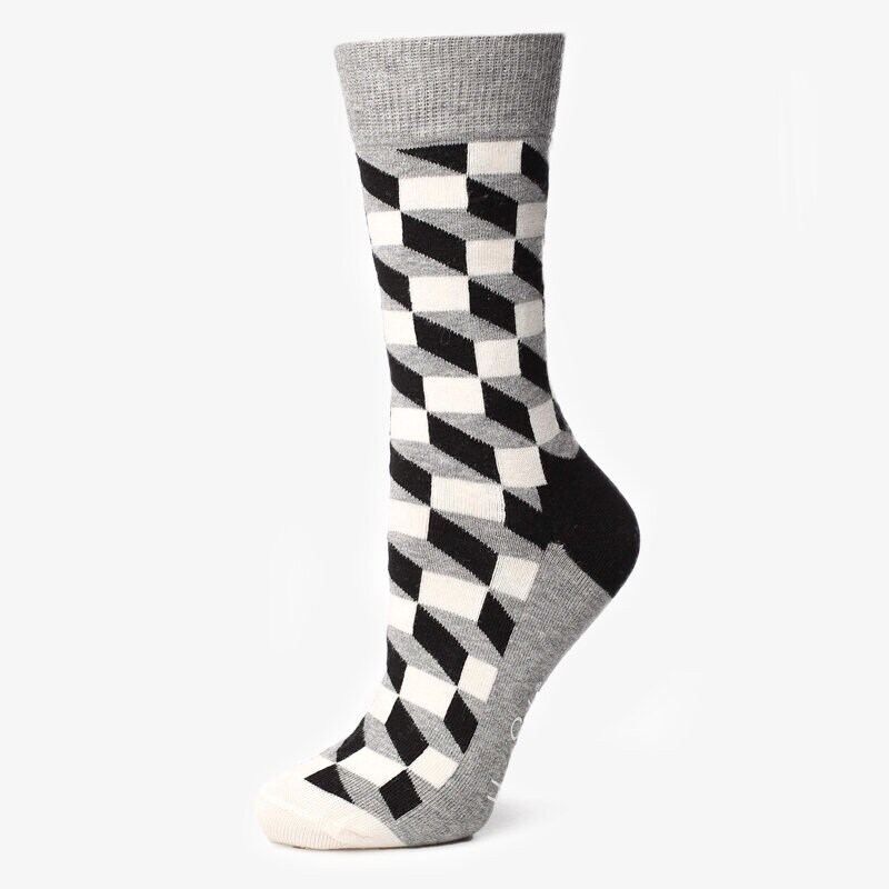Damen Socken HAPPY SOCKS SOCKEN FILLED OPTIC FO01901 Multicolor
