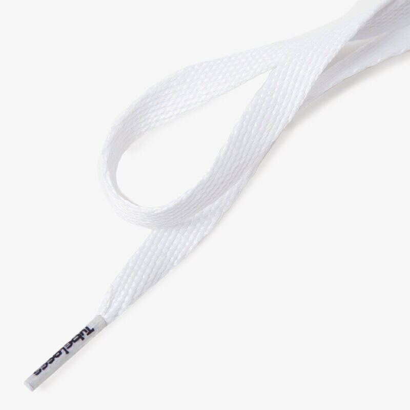 Schuhpflege TUBE LACES SCHNÜRSENKEL SILVER FLAT 1015302 Weiß