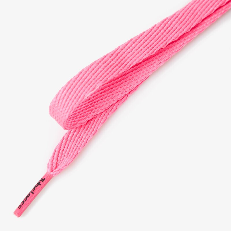 Schuhpflege TUBE LACES SCHNÜRSENKEL SILVER FLAT 1015310 Rosa
