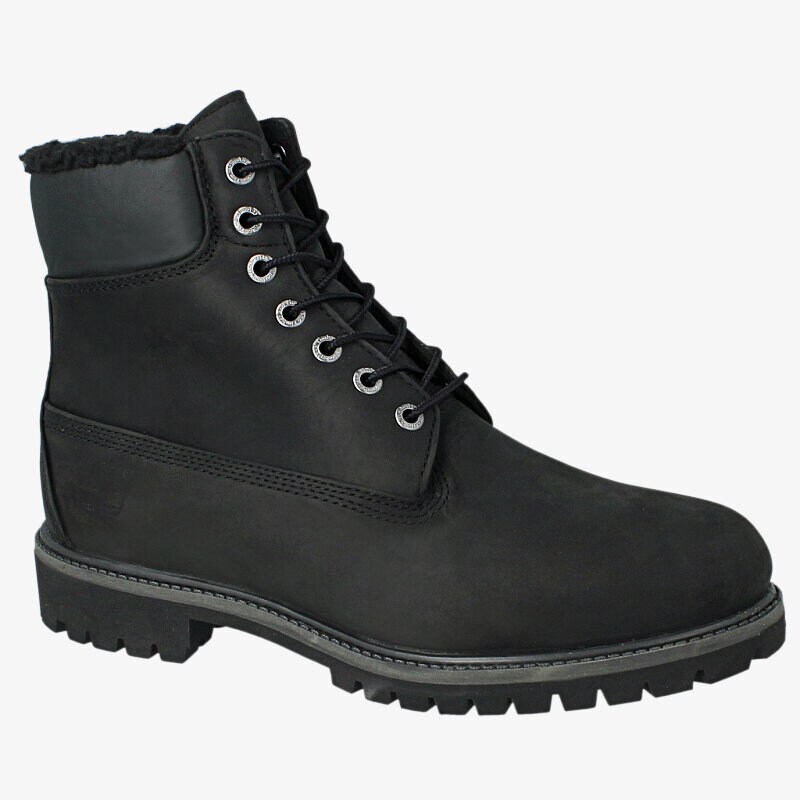 Herren Winterschuhe TIMBERLAND PREMIUM 6 INCH BOOT FUR/WARM LINED  A115T Schwarz