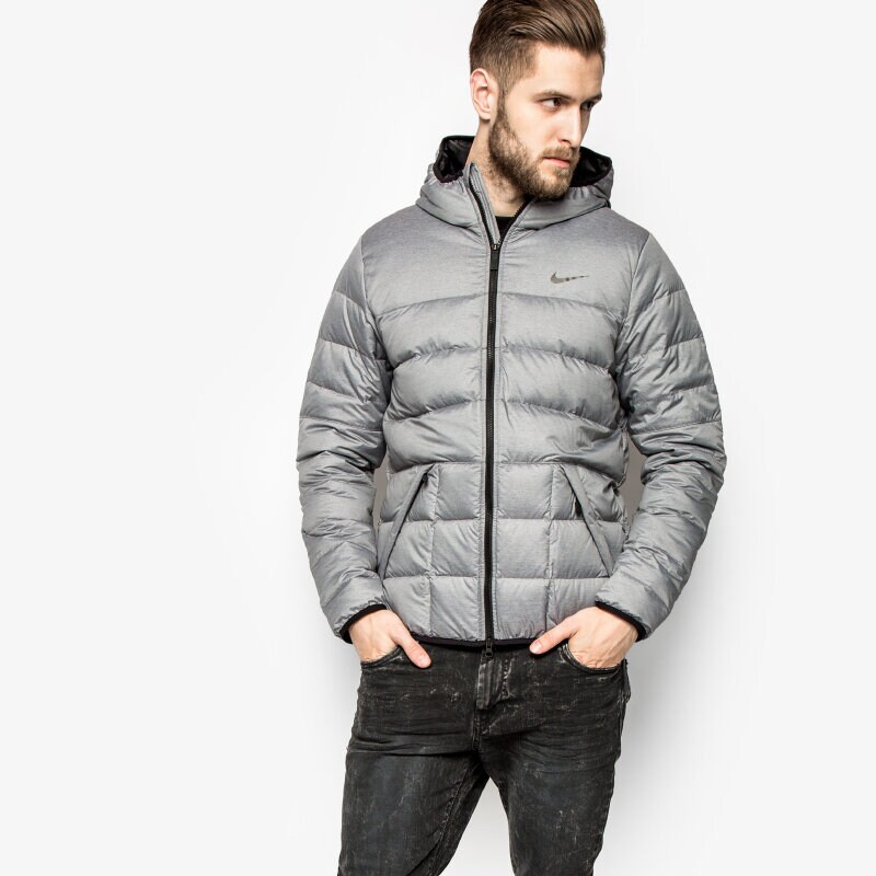 Herren Winterjacke NIKE JACKE ALNCE 550 JKT HD LT PRT 678295012 Grau