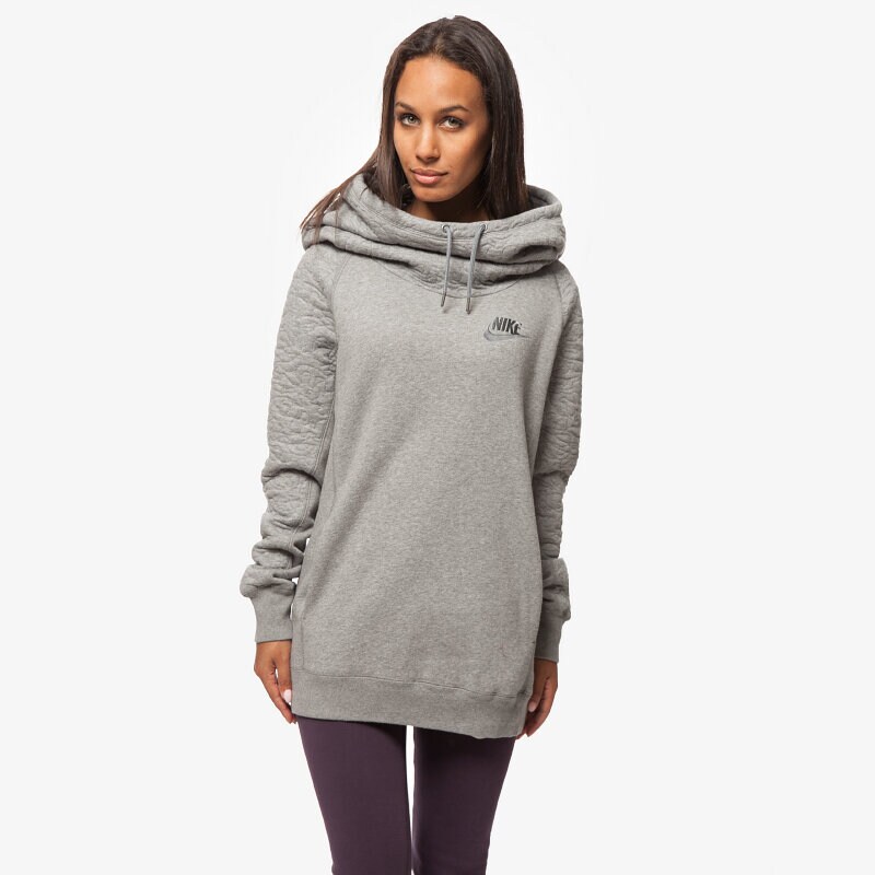 Damen NIKE SWEATSHIRT QUILTED RALLY HOODY 729472091 Grau