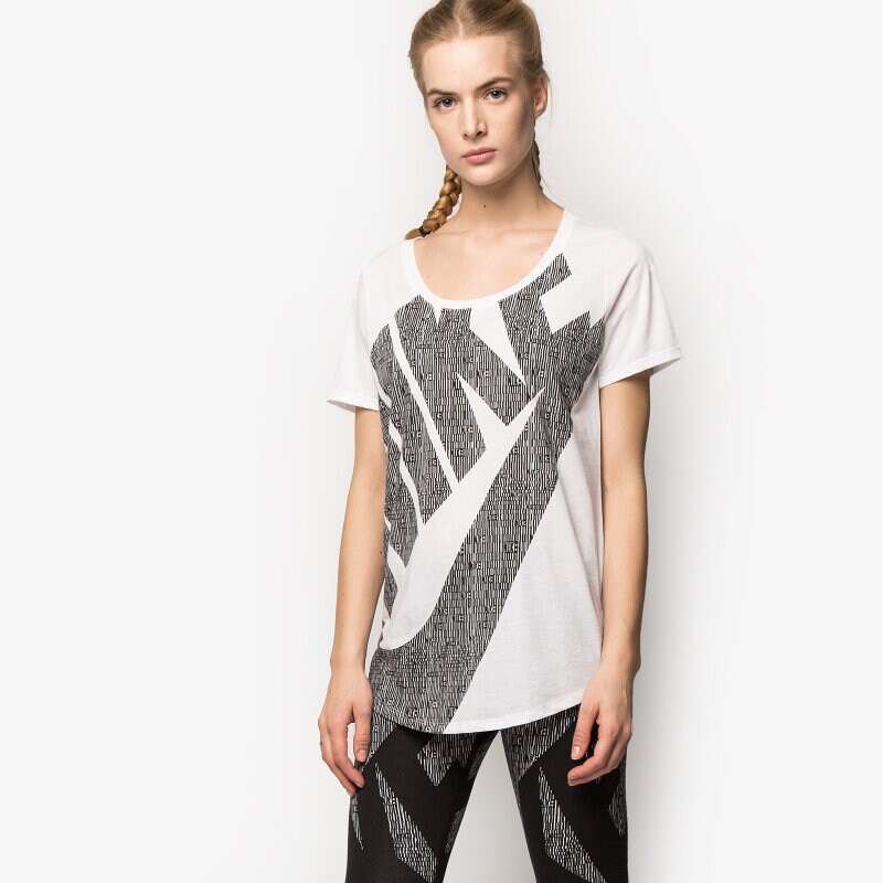 Damen T-Shirt NIKE T-SHIRT TEE-BF FUTURA GLYPH FILL 729489100 Weiß
