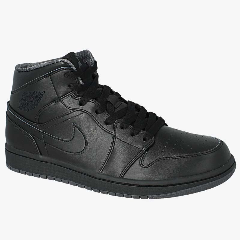 Herren Sneaker JORDAN AIR 1 MID  554724021 Schwarz