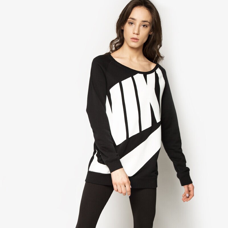 Damen NIKE SWEATSHIRT RALLY BF CREW EXPLODED 726041010 Schwarz