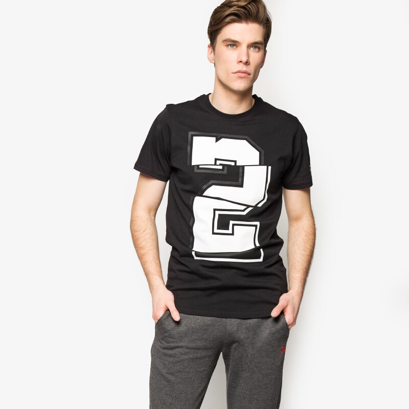 Herren T-Shirt NEW ERA T-SHIRT NEUE LUXX NUMBER TEE 11208527 Schwarz