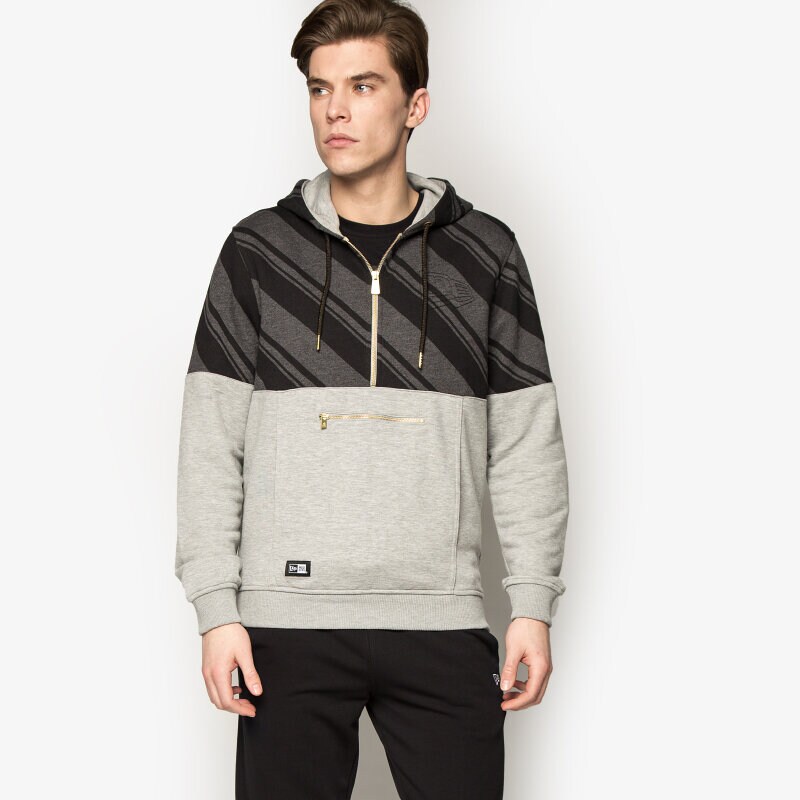Herren NEW ERA SWEATSHIRT NEUE LUXX HZ HOODY 11208630 Grau