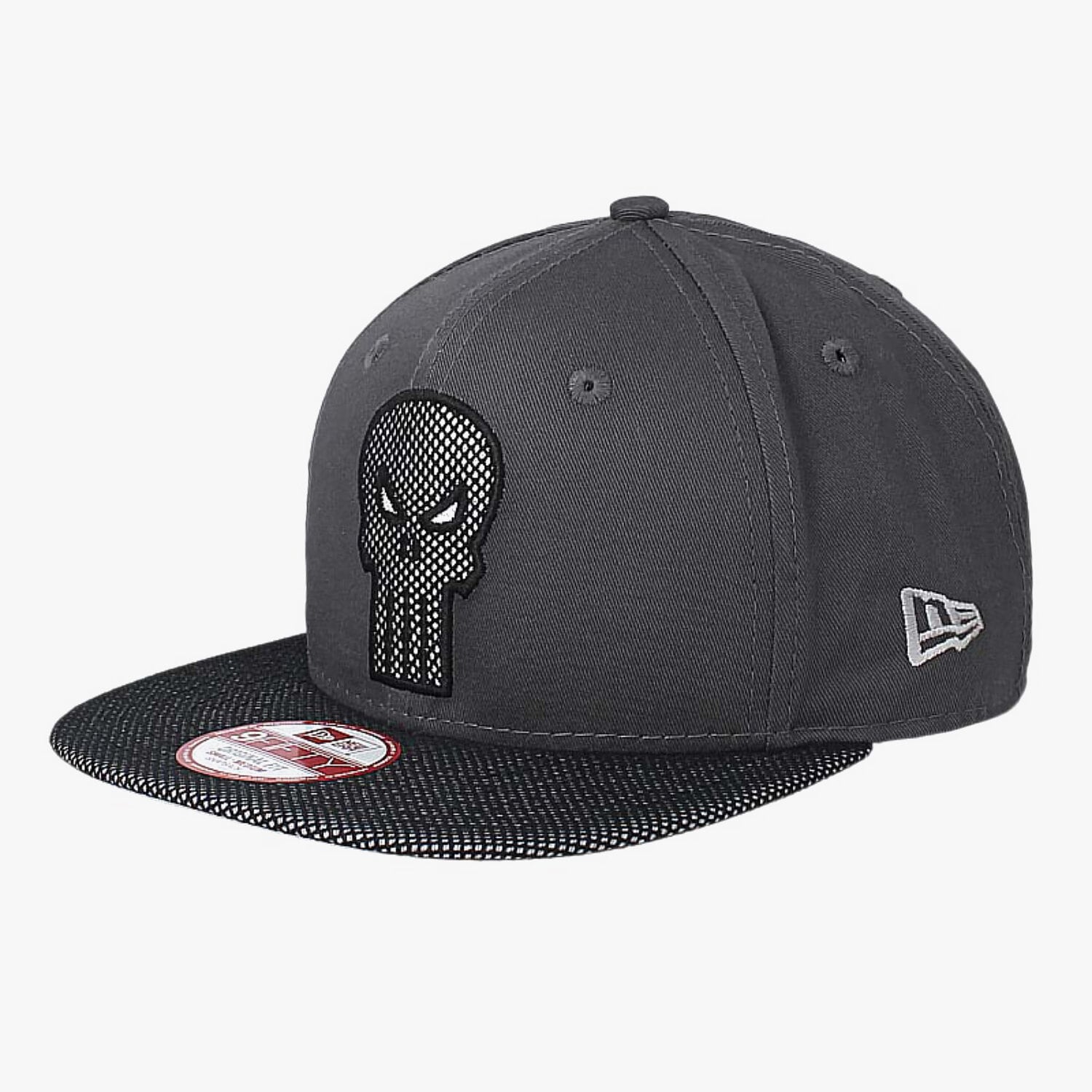 Kinder Cap NEW ERA MÜTZE CHARACTER MESH PUNISHER OFFICAL TEAM COLOUR 80214423 Grau