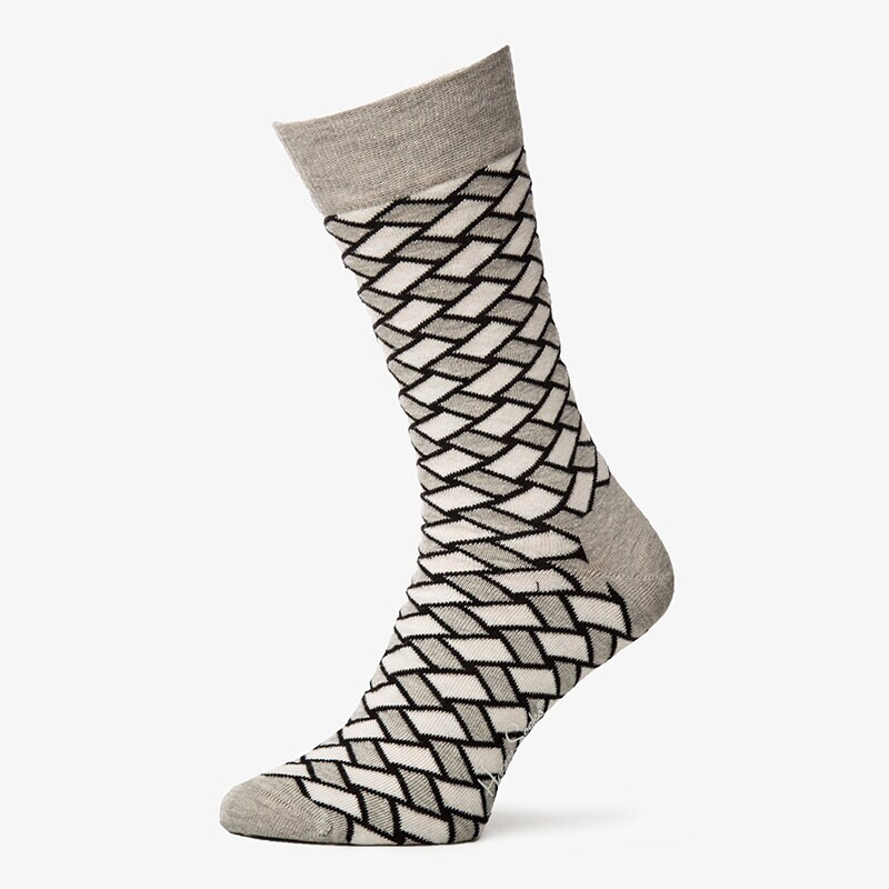Damen Socken HAPPY SOCKS SOCKEN BASKET BSK019000 Grau