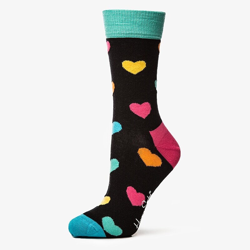 Damen Socken HAPPY SOCKS SOCKEN HEART HEA019002 Multicolor