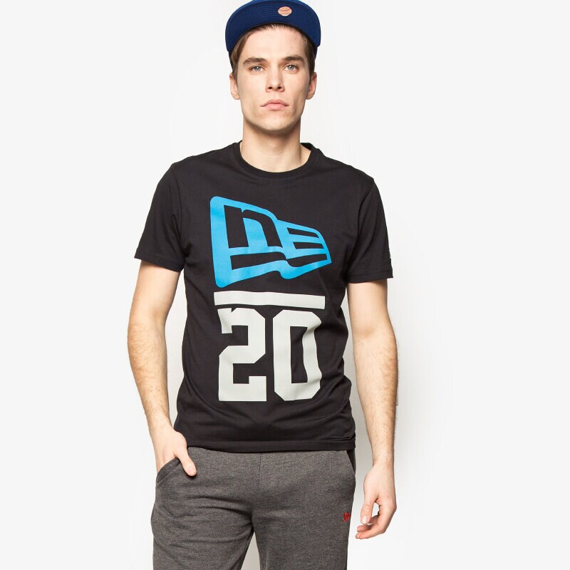 Herren T-Shirt NEW ERA T-SHIRT 20 FLAG 11276662 Schwarz
