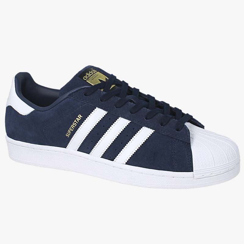 ADIDAS SUPERSTAR SUEDE S75142 Dunkelblau