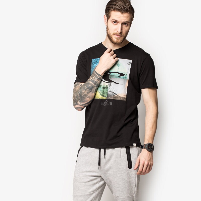 Herren T-Shirt O'NEILL T-SHIRT LM CAPTURE FRAMES 6036239010 Schwarz