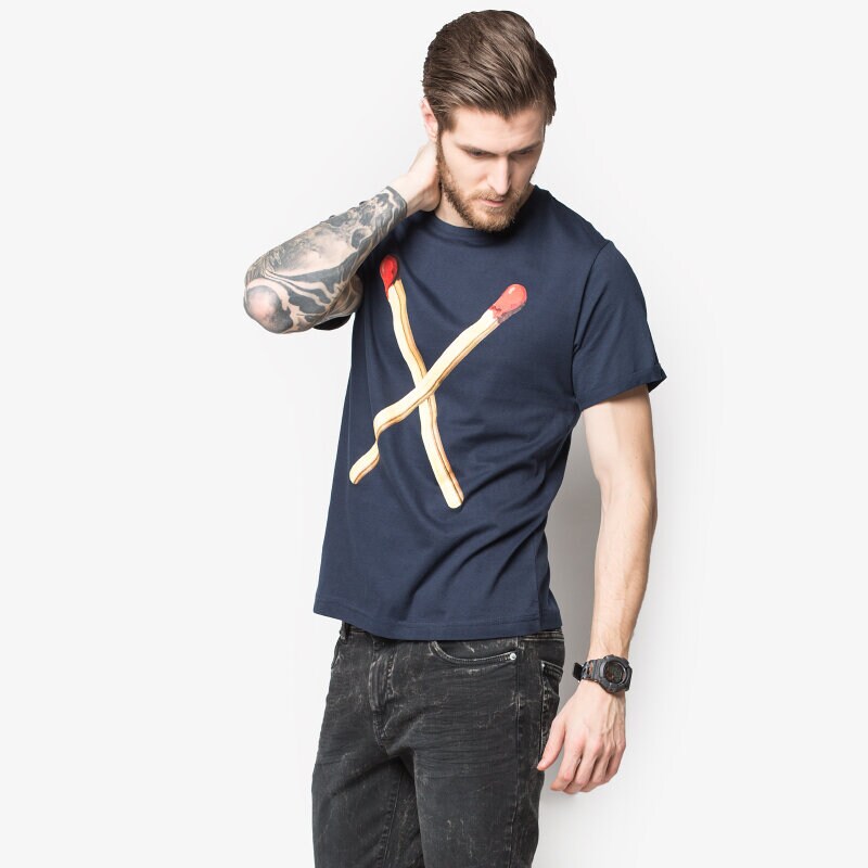 Herren T-Shirt CONFRONT T-SHIRT JAMON CF16TSMPR002 Dunkelblau