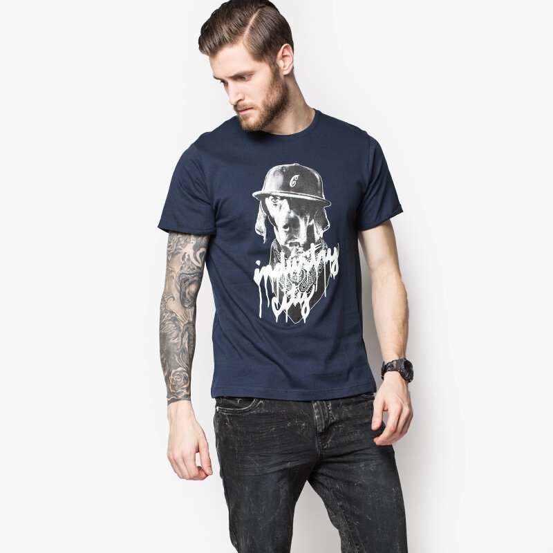 Herren T-Shirt CONFRONT T-SHIRT CALAMARES CF16TSMPR009 Dunkelblau